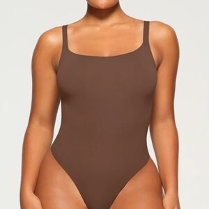 SKIMS Square Neck Thong Bodysuit